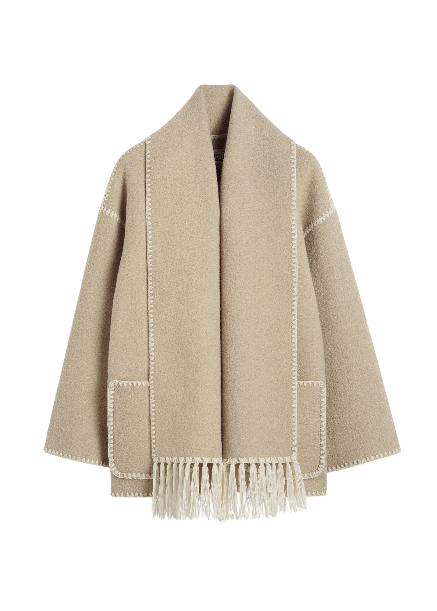 Toteme-Embroidered-Scarf-Jacket-Harvest55562_nobg Totême Embroidered Scarf Jacket Harvest - Jackets - Scandinavian Minimalist Luxury at Luxury Shoes