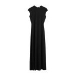 Toteme-Everyday-Dress-Black19372_nobg Totême Everyday Dress Black - Dresses - Scandinavian Minimalist Luxury at Luxury Shoes