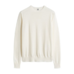 Toteme-Fine-Crew-Knit-Ecru74312_nobg Totême Fine Crew Knit Ecru - Knitwear - Scandinavian Minimalist Luxury at Luxury Shoes