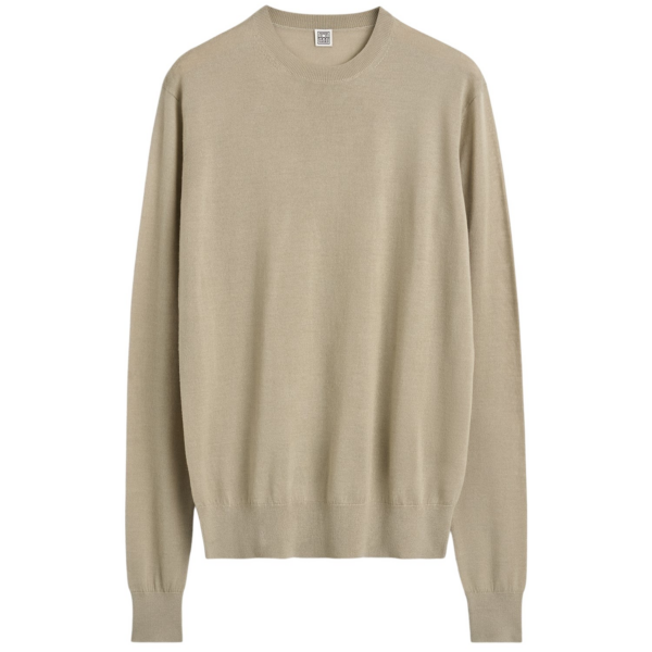 Toteme Fine Crew Knit Fawn