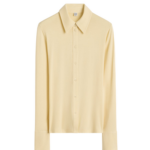 Toteme-Fitted-Jersey-Shirt-Buttercup33741_nobg Totême Fitted Jersey Shirt Buttercup - Tops - Scandinavian Minimalist Luxury at Luxury Shoes