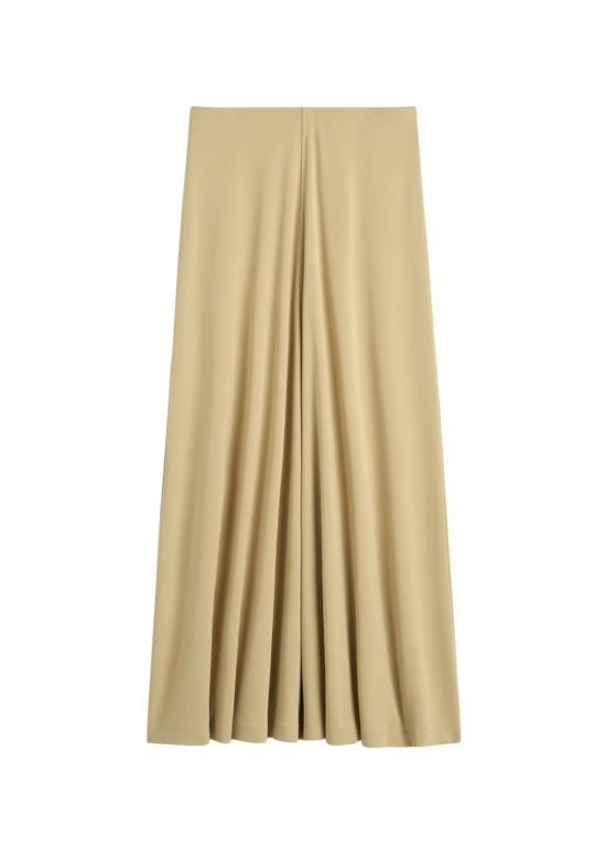 Totême Flared Jersey Skirt Chai - Skirts - Scandinavian Minimalist Luxury at Luxury Shoes 