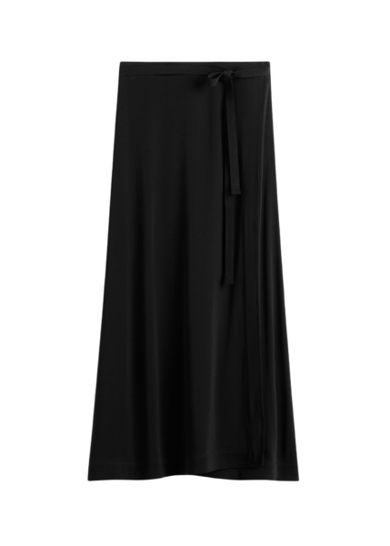 Totême Fluid Jersey Skirt Black - Skirts - Scandinavian Minimalist Luxury at Luxury Shoes 