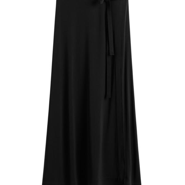 Totême Fluid Jersey Skirt Black - Skirts - Scandinavian Minimalist Luxury at Luxury Shoes 