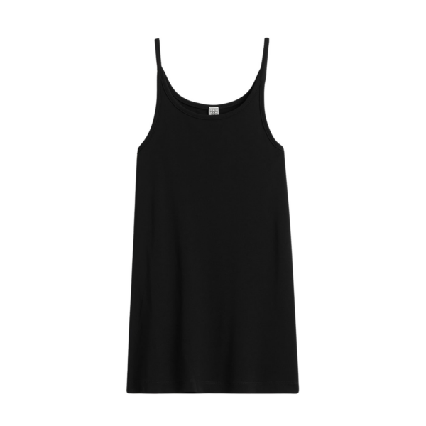Toteme Fluid Slip Top Black