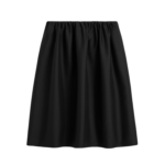 Totême Gathered Evening Skirt Black - Skirts - Scandinavian Minimalist Luxury at Luxury Shoes 