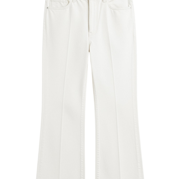 Toteme Kick Flare Denim Off-White