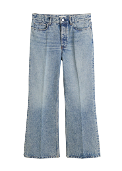 Totême Kick Flare Denim True Vintage - Pants - Scandinavian Minimalist Luxury at Luxury Shoes 