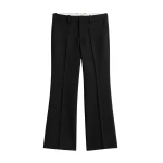 Toteme-Kick-Flare-Trousers-Black83106_nobg Totême Kick Flare Trousers Black - Pants - Scandinavian Minimalist Luxury at Luxury Shoes