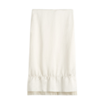 Toteme-Layered-Satin-Skirt-White61478_nobg Totême Layered Satin Skirt White - Skirts - Scandinavian Minimalist Luxury at Luxury Shoes