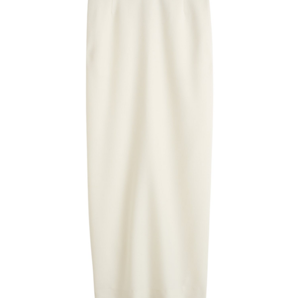 Totême Light Wool Skirt Ecru - Skirts - Scandinavian Minimalist Luxury at Luxury Shoes 