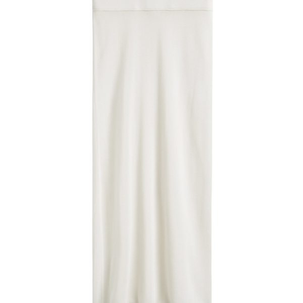 Totême Long Knit Skirt White - Skirts - Scandinavian Minimalist Luxury at Luxury Shoes 
