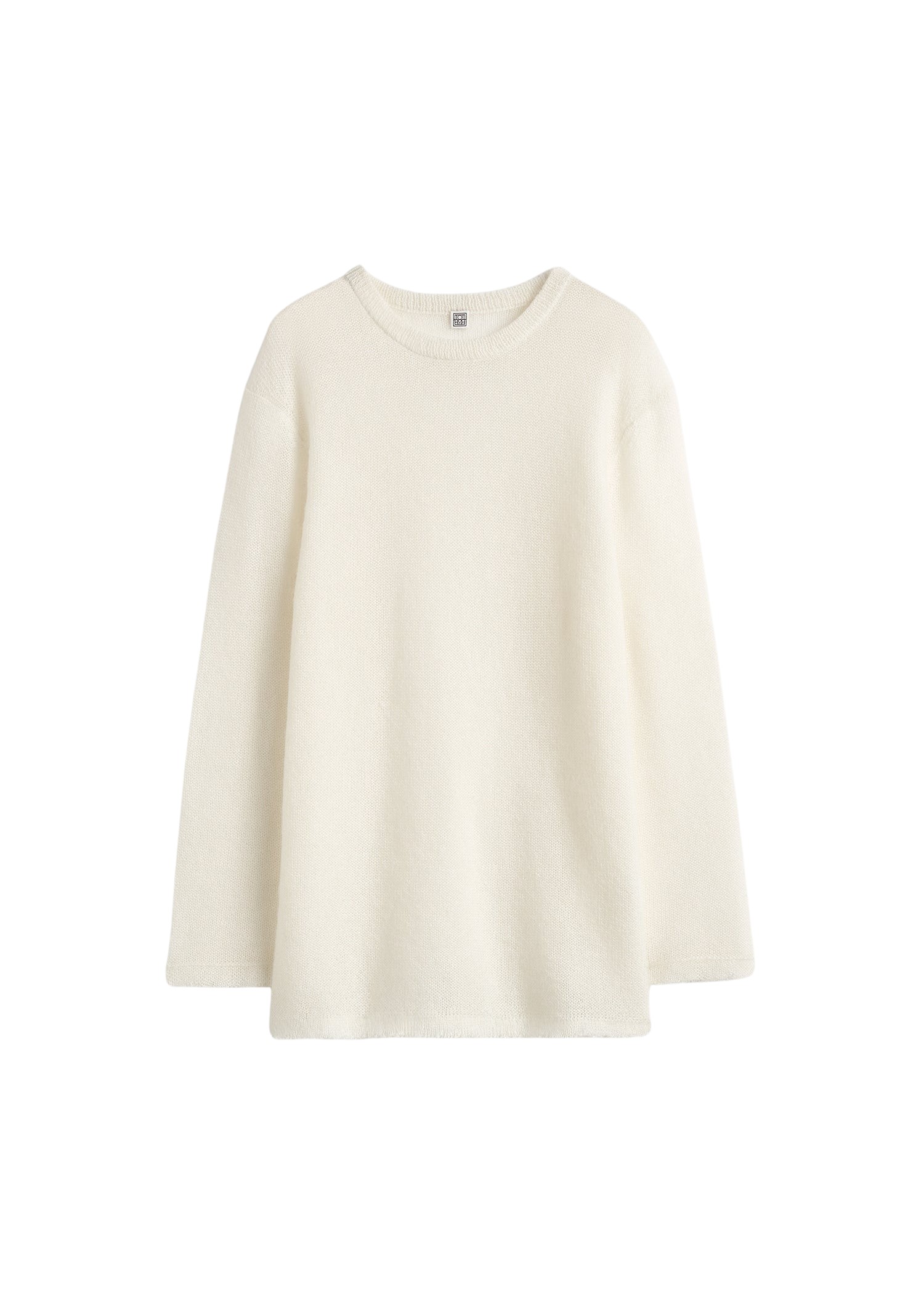 Toteme-Long-Open-Weave-Knit-Off-White29369_nobg Totême Long Open Weave Knit Off-White - Knitwear - Scandinavian Minimalist Luxury at Luxury Shoes