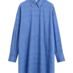 Toteme-Long-Summer-Shirt-Cobalt80338_nobg Totême Long Summer Shirt Cobalt - Tops - Scandinavian Minimalist Luxury at Luxury Shoes