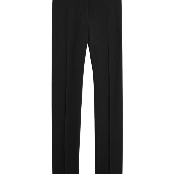 Toteme Low-Waist Slim Evening Trousers Black