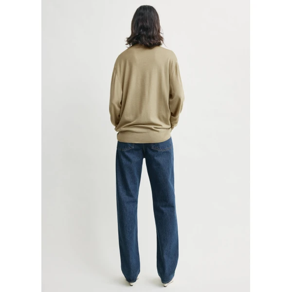 Totême Merino Turtleneck Desert - Knitwear - Scandinavian Minimalist Luxury at Luxury Shoes 
