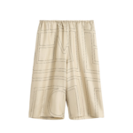 Totême Monogram Silk PJ Culottes Ivory - Loungewear - Scandinavian Minimalist Luxury at Luxury Shoes 