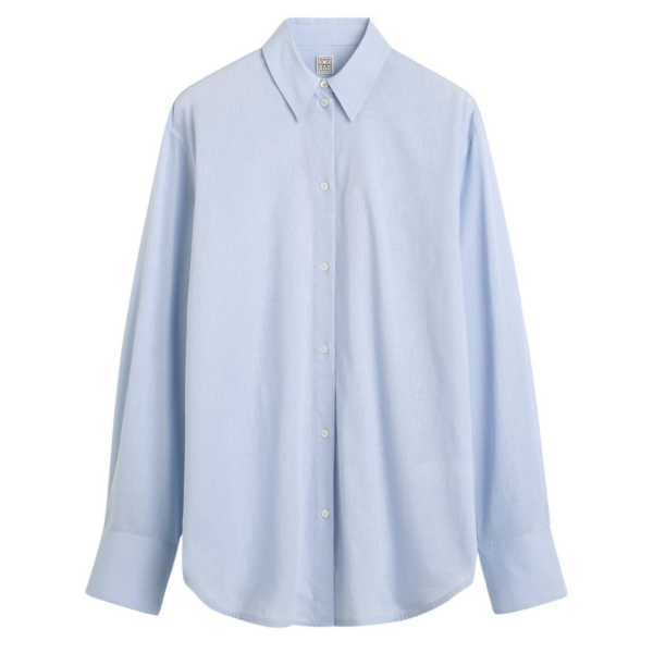 Toteme Oversized Summer Shirt Sky