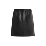 Totême Paneled Leather Skirt Black - Skirts - Scandinavian Minimalist Luxury at Luxury Shoes 