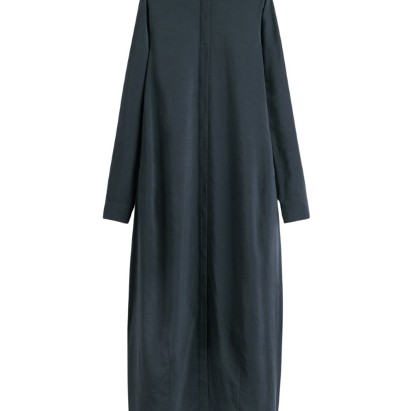 Totême Parachute Shirtdress Nightfall - Dresses - Scandinavian Minimalist Luxury at Luxury Shoes 