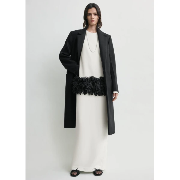 Totême Petal Dress Off-White - Dresses - Scandinavian Minimalist Luxury at Luxury Shoes 