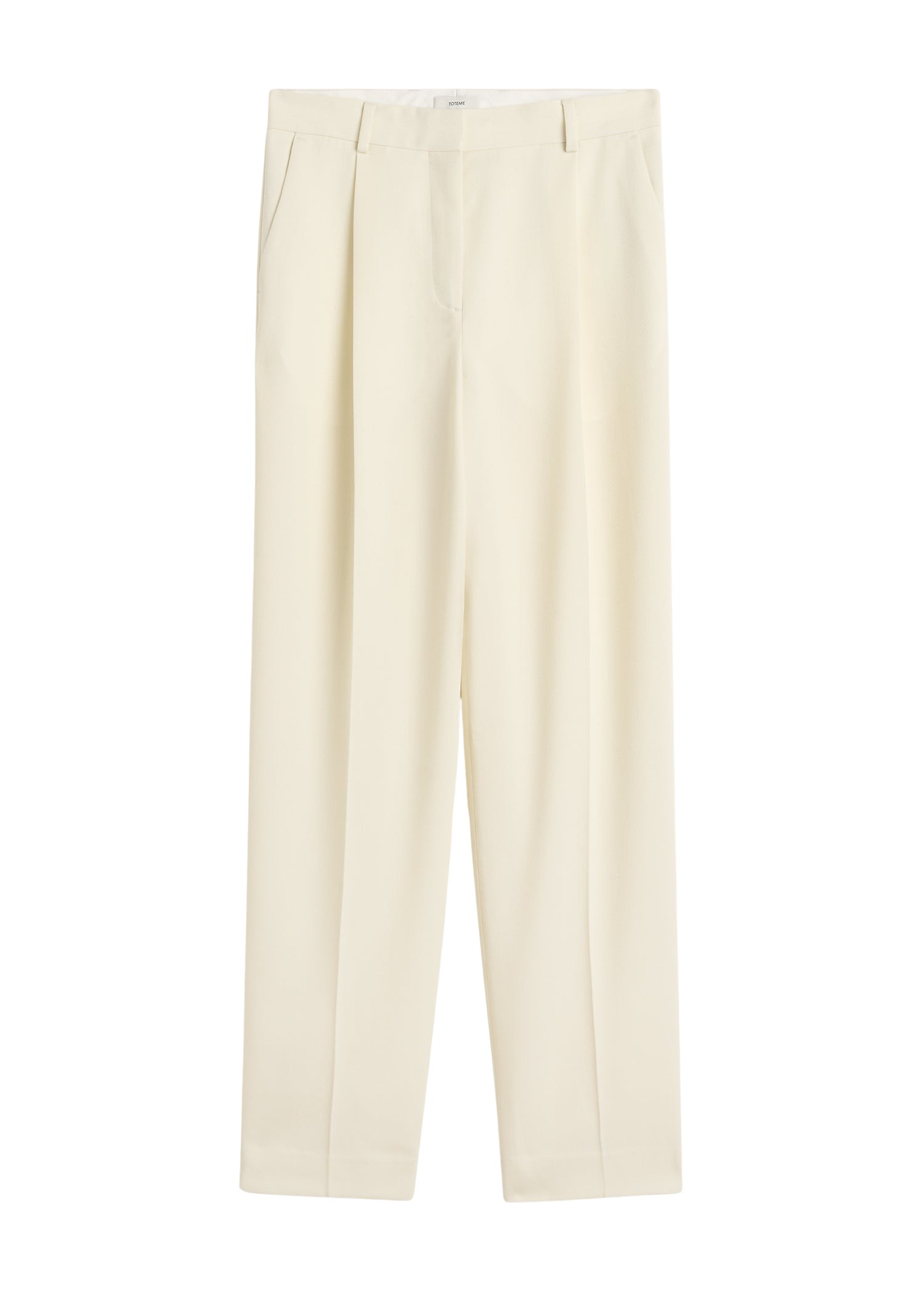 Toteme-Pleat-Trousers-Off-White80971_nobg Totême Pleat Trousers Off-White - Pants - Scandinavian Minimalist Luxury at Luxury Shoes