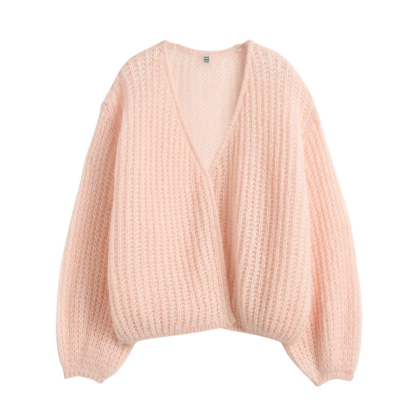 Toteme Puffed Cardigan Bloom