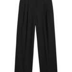 Totême Relaxed Chino Trousers Black - Pants - Scandinavian Minimalist Luxury at Luxury Shoes 