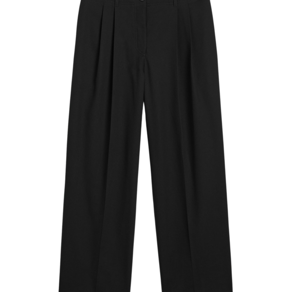 Toteme Relaxed Chino Trousers Black