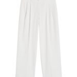Totême Relaxed Chino Trousers White - Pants - Scandinavian Minimalist Luxury at Luxury Shoes 