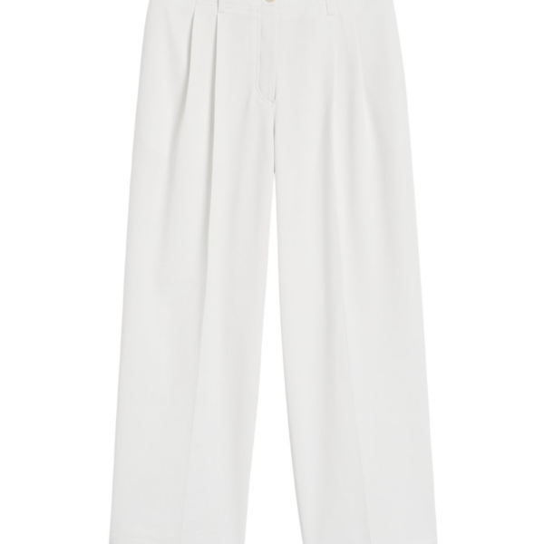Toteme Relaxed Chino Trousers White