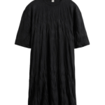 Totême Relaxed Tee Dress Black - Dresses - Scandinavian Minimalist Luxury at Luxury Shoes 