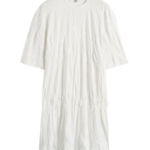 Totême Relaxed Tee Dress Off-White - Dresses - Scandinavian Minimalist Luxury at Luxury Shoes 