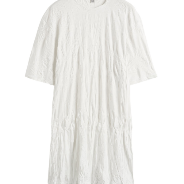 Totême Relaxed Tee Dress Off-White - Dresses - Scandinavian Minimalist Luxury at Luxury Shoes 