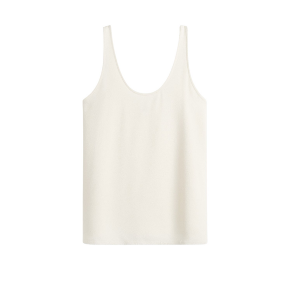 Toteme Sablé Tank Macadamia Top