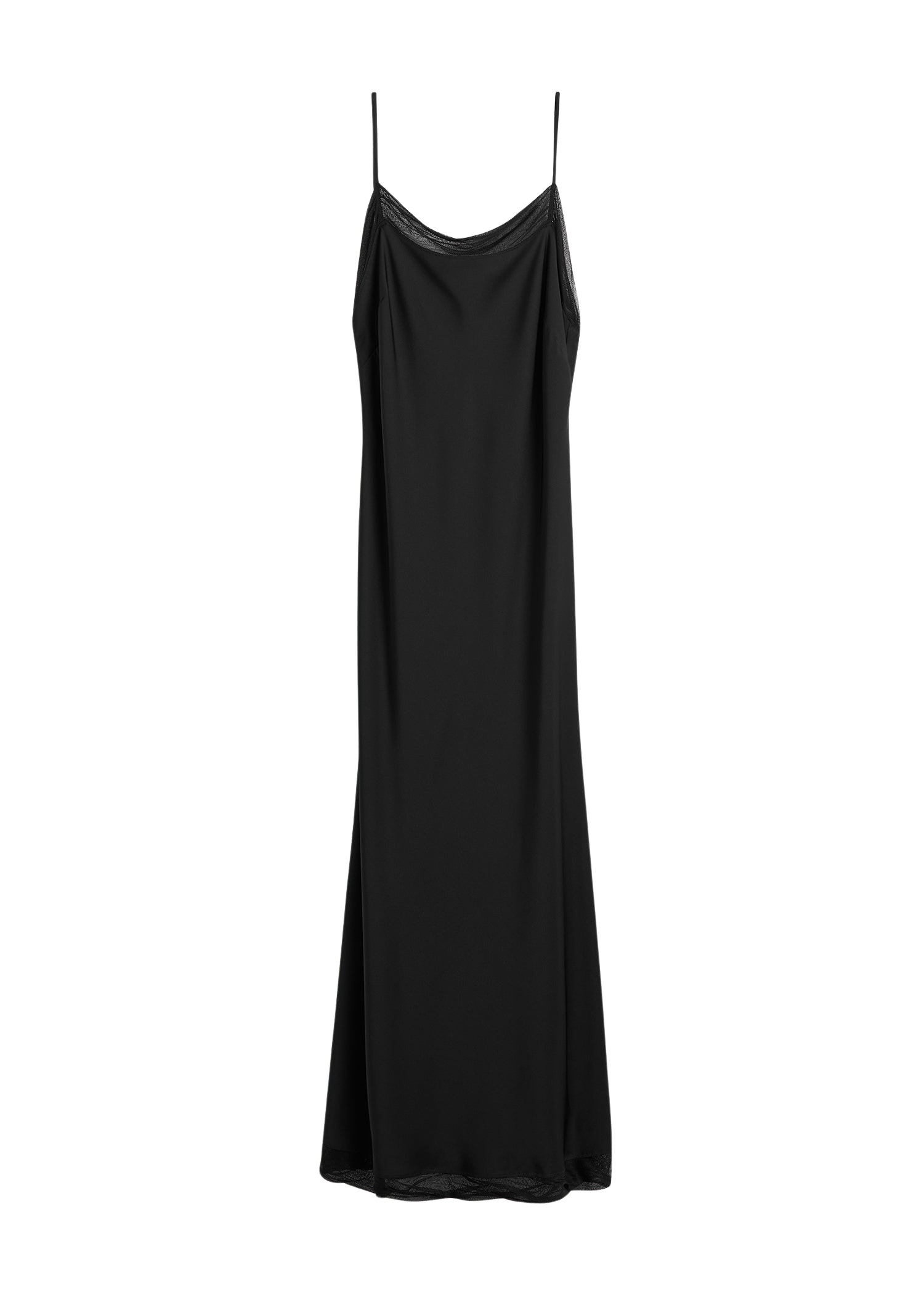 Toteme-Satin-Slip-Dress-Black87942_nobg Totême Satin Slip Dress Black - Dresses - Scandinavian Minimalist Luxury at Luxury Shoes