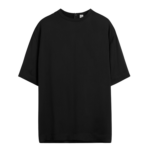 Totême Satin Tee Black - Tops - Scandinavian Minimalist Luxury at Luxury Shoes 