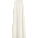 Totême Scoop-Neck Sablé Dress Macadamia - Dresses - Scandinavian Minimalist Luxury at Luxury Shoes 