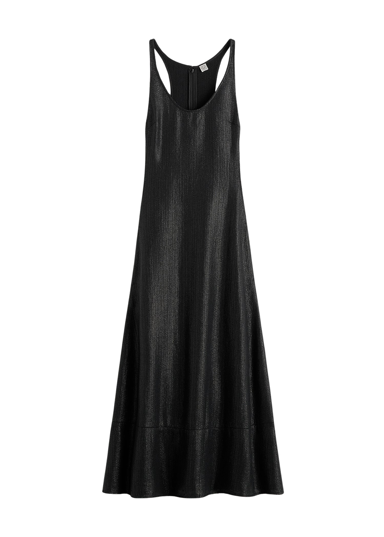 Toteme-Sculpted-Cotton-Dress-Black15907_nobg Totême Sculpted Cotton Dress Black - Dresses - Scandinavian Minimalist Luxury at Luxury Shoes