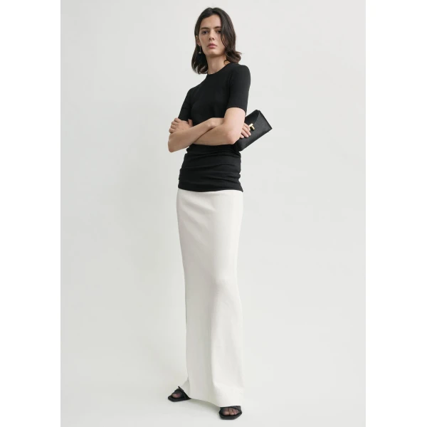 Totême Sequin Skirt White - Skirts - Scandinavian Minimalist Luxury at Luxury Shoes 