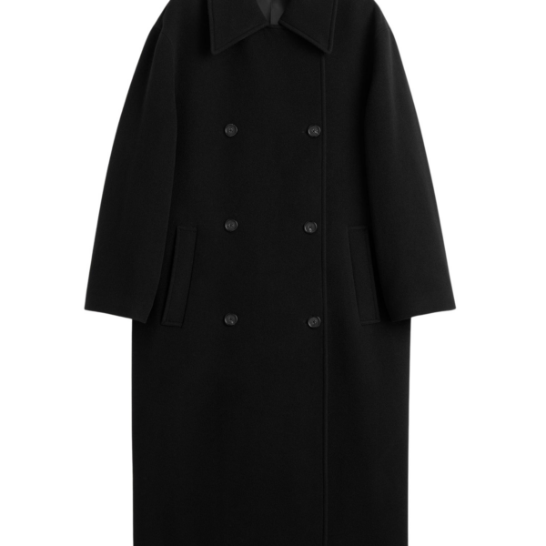 Toteme Shield Coat Black