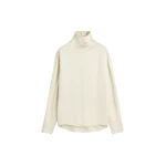 Totême Slouch-Neck Blouse Ecru - Tops - Scandinavian Minimalist Luxury at Luxury Shoes 