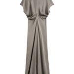 Totême Slouch Waist Dress Taupe - Dresses - Scandinavian Minimalist Luxury at Luxury Shoes 