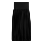 Totême Soft Gathered Skirt Black - Skirts - Scandinavian Minimalist Luxury at Luxury Shoes 