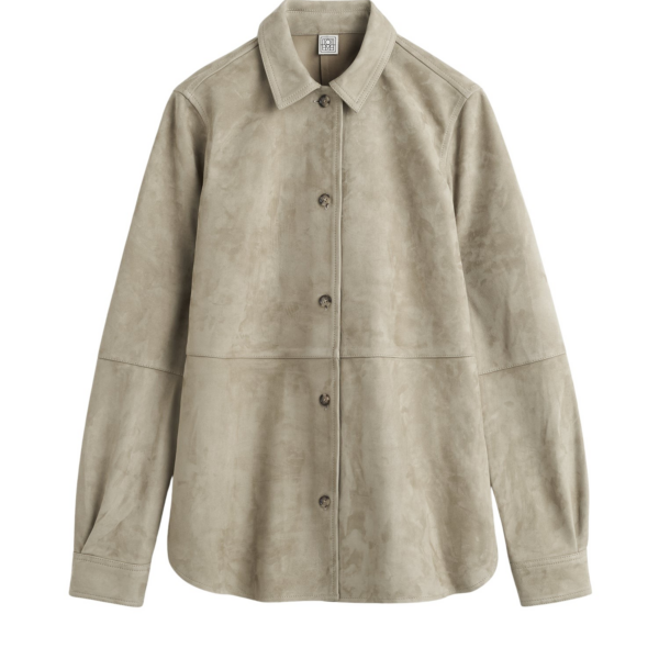 Toteme Soft Suede Shirt Desert