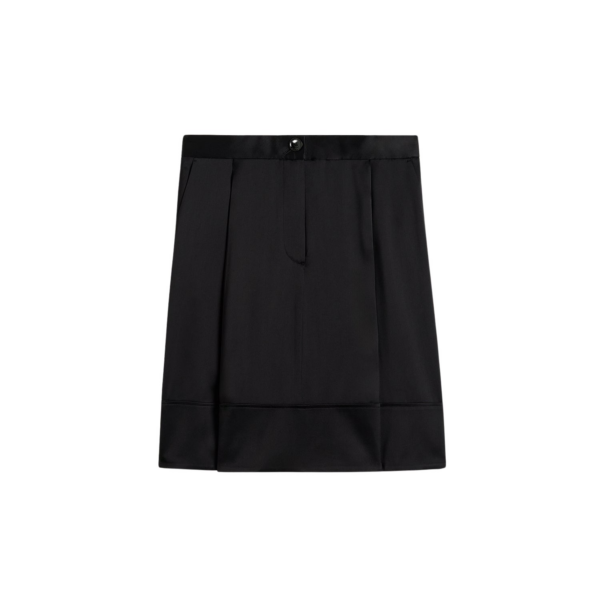 Totême Soft Tuxedo Skirt Black - Skirts - Scandinavian Minimalist Luxury at Luxury Shoes 