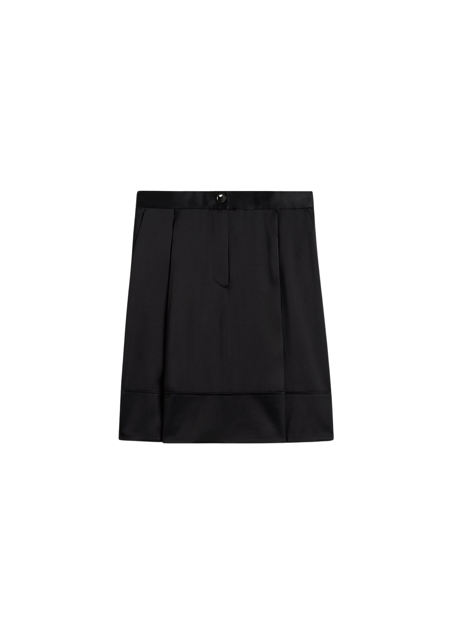 Toteme-Soft-Tuxedo-Skirt-Black20230_nobg Totême Soft Tuxedo Skirt Black - Skirts - Scandinavian Minimalist Luxury at Luxury Shoes