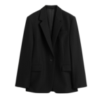 Totême Tailored Blazer Black - Jackets - Scandinavian Minimalist Luxury at Luxury Shoes 
