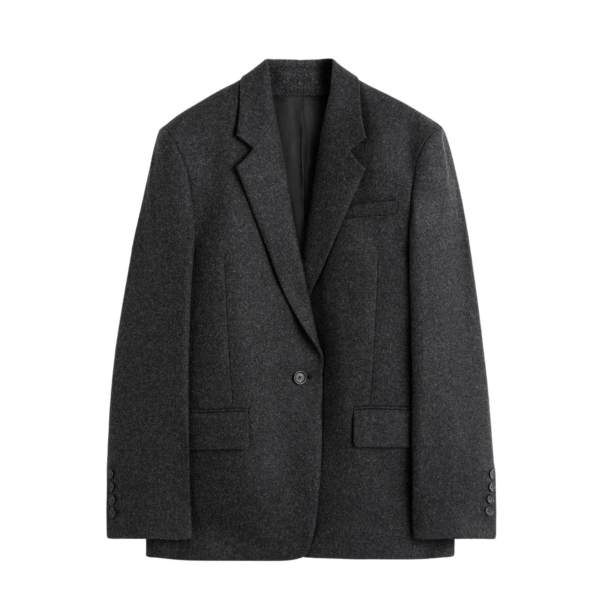 Toteme Tailored Blazer Charcoal