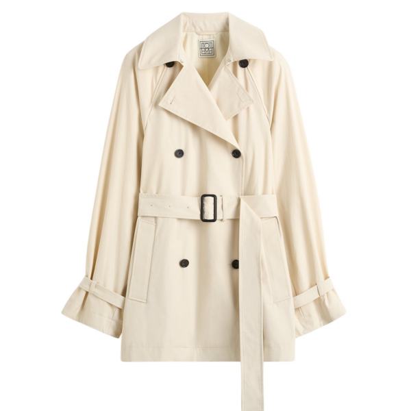 Toteme Washed Cotton Trench Stone Coat
